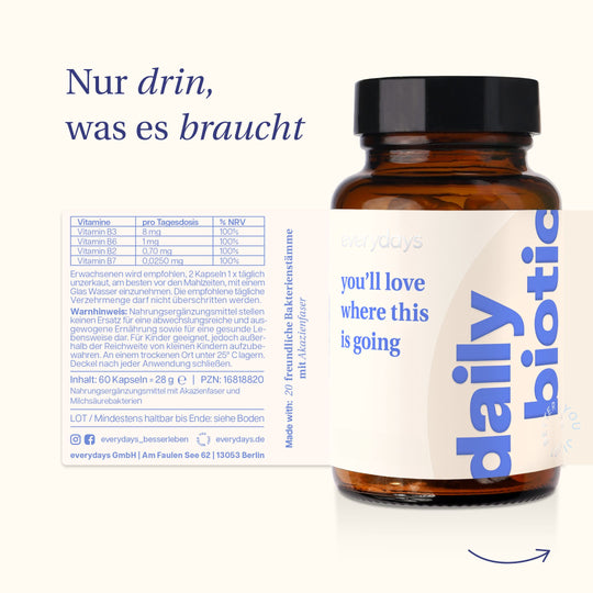 daily biotic - Die tägliche Wohlfühlroutine für deinen Darm