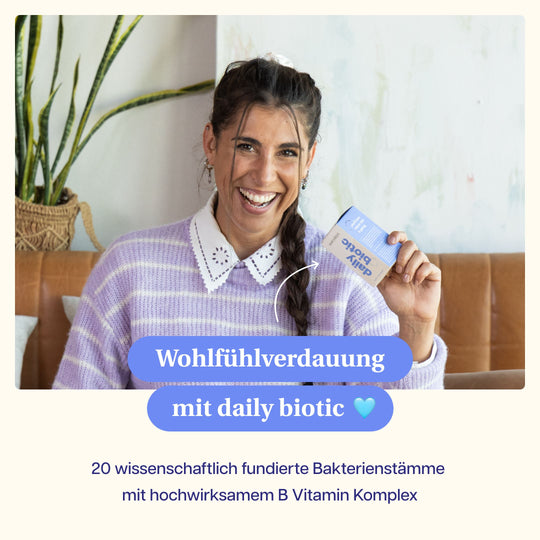 daily biotic - Die tägliche Wohlfühlroutine für deinen Darm