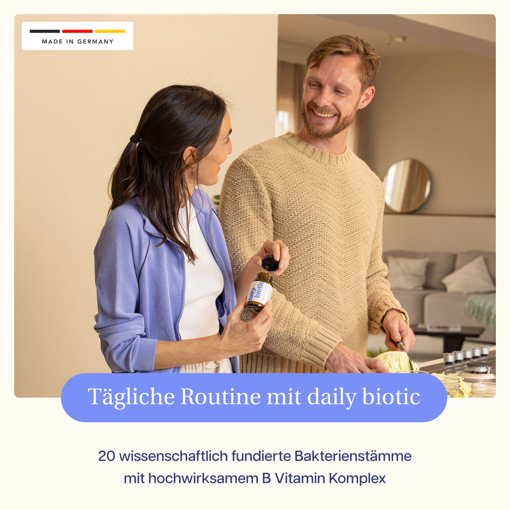 daily biotic - la tua routine quotidiana di benessere per l'intestino